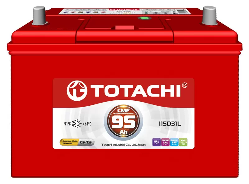 Аккумулятор автомобильный Totachi CMF 115D31L 6СТ-95 Ач обр.