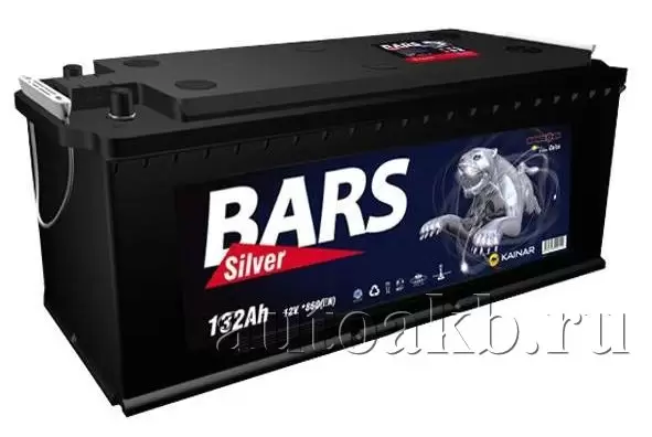 Аккумулятор грузовой Bars Silver 6СТ-132 Ач обр.