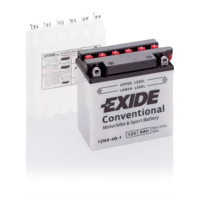 Аккумулятор мото EXIDE 12N9-4B-1 9 Ач