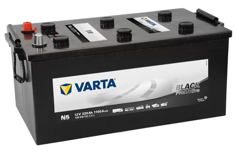 Аккумулятор грузовой Varta PROmotive Black N5 6СТ-220 Ач обр.