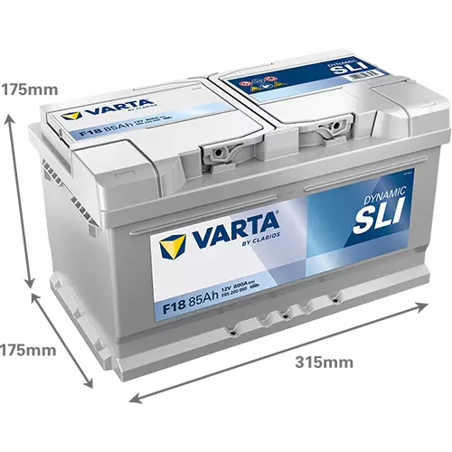 Аккумулятор автомобильный Varta Dynamic SLI F18 6СТ-85 Ач обр. LB3