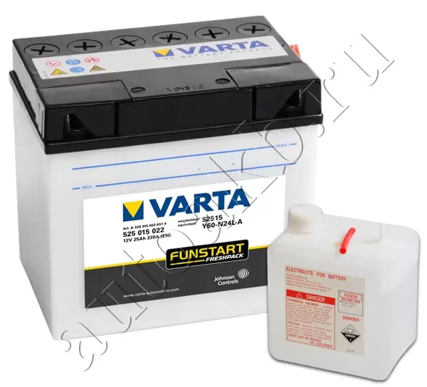 Аккумулятор мото Varta 52515 (Y60-N24L-A) 25 Ач
