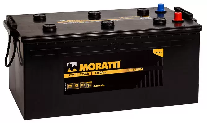 Аккумулятор грузовой Moratti 6СТ-225 Ач обр.