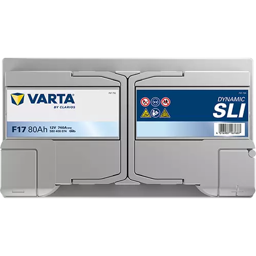 Аккумулятор автомобильный Varta Dynamic SLI F17 6СТ-80 Ач обр. LB3
