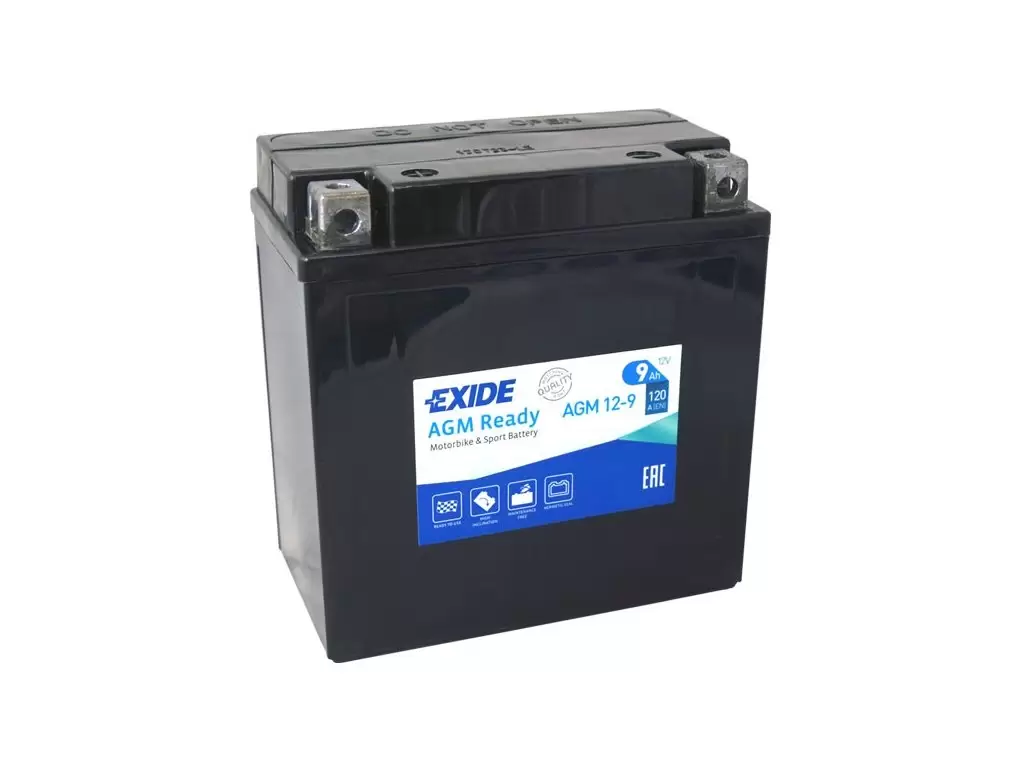 Аккумулятор мотоциклетный EXIDE AGM READY AGM12-9 Ач