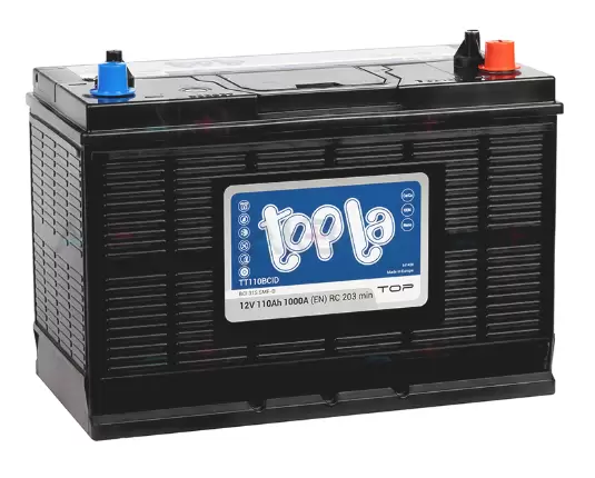 Аккумулятор грузовой/лодоч. TOPLA Top 110А/ч 1000А ОП BCI 31S TT110BCID (118610) 31S-1000 винт+конус (330x175x240)