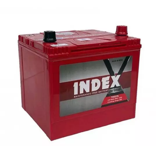Аккумулятор автомобильный INDEX PRIME 75D23L-BH 65А.ч 650А ОП (232x172x225) D23L