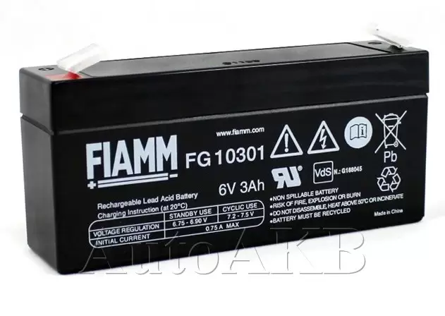 Аккумулятор Fiamm FG 10301 3 Ач
